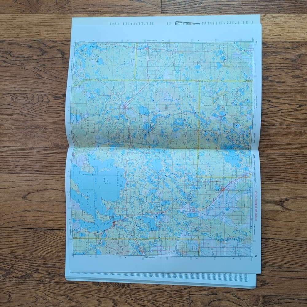 Minnesota Atlas & Gazetteer Topo Maps Of The Entire State DeLorme Map Book 1994 - Picture 15 of 16